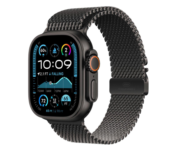 Apple Bransoleta mediolańska z tytanu 44-49mm S czarny - 1282292 - zdjęcie 2